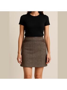 Dalia COLLECTION 𝅺wool blend pencil skirt 8P